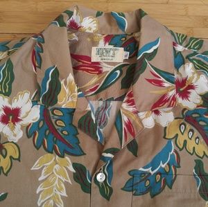 🌴 Newt At The Royal Hawaiian Aloha XL Shirt Brown